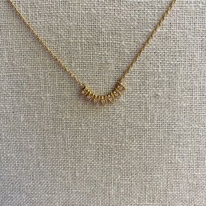 Stella & Dot Aurora Necklace Gold